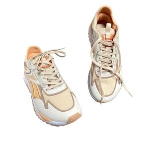 Reebok‎ Womens Sneakers 9 Beige Orange Running Shoes Low Top
